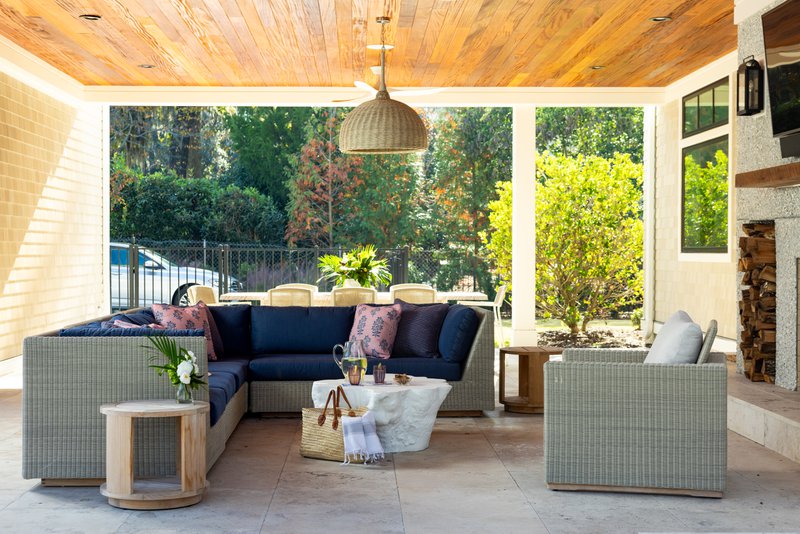 Home additions could be outdoor living rooms or covered patios.