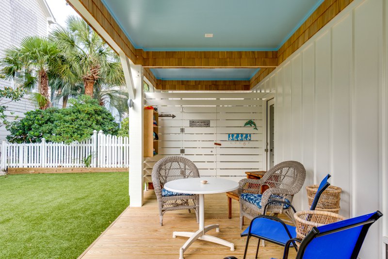 Covered outdoor spaces often serve as fully functional living spaces. 