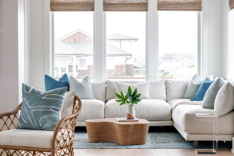 Choosing large windows that are immune to coastal storms.