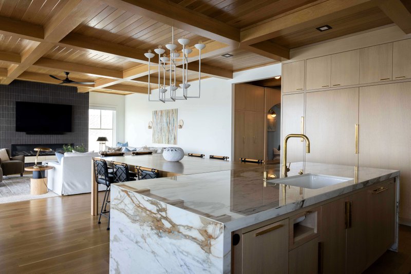 Custom home build kitchen