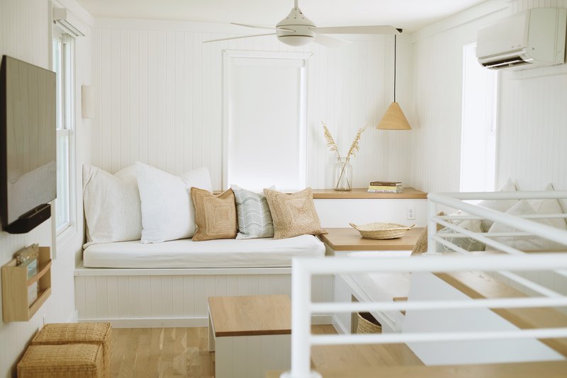 Custom and cozy living space