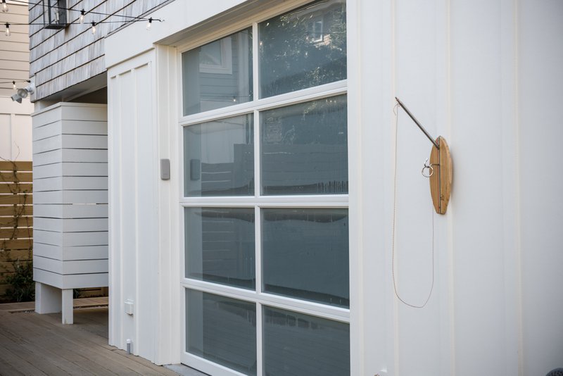 Storage garage in a coastal home