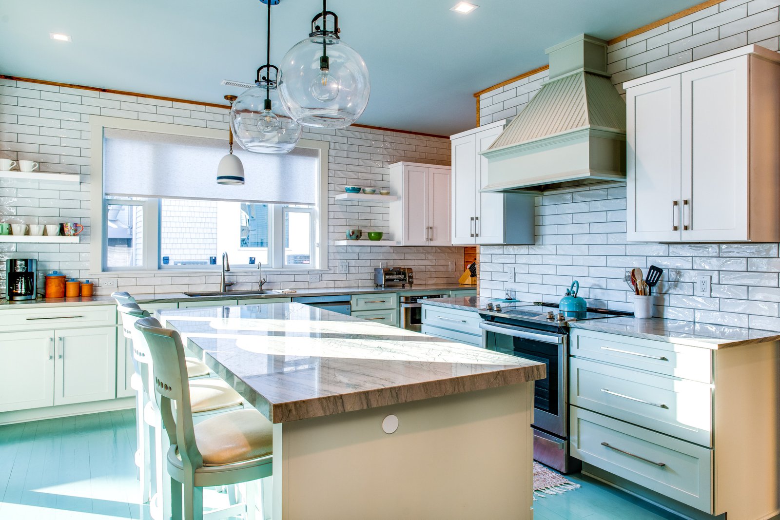 Kitchen renovation by custom home builders